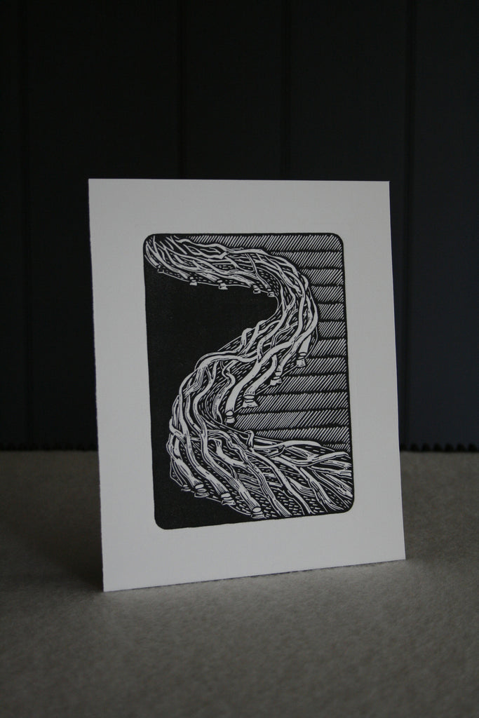 'Laid Hedge’ block print