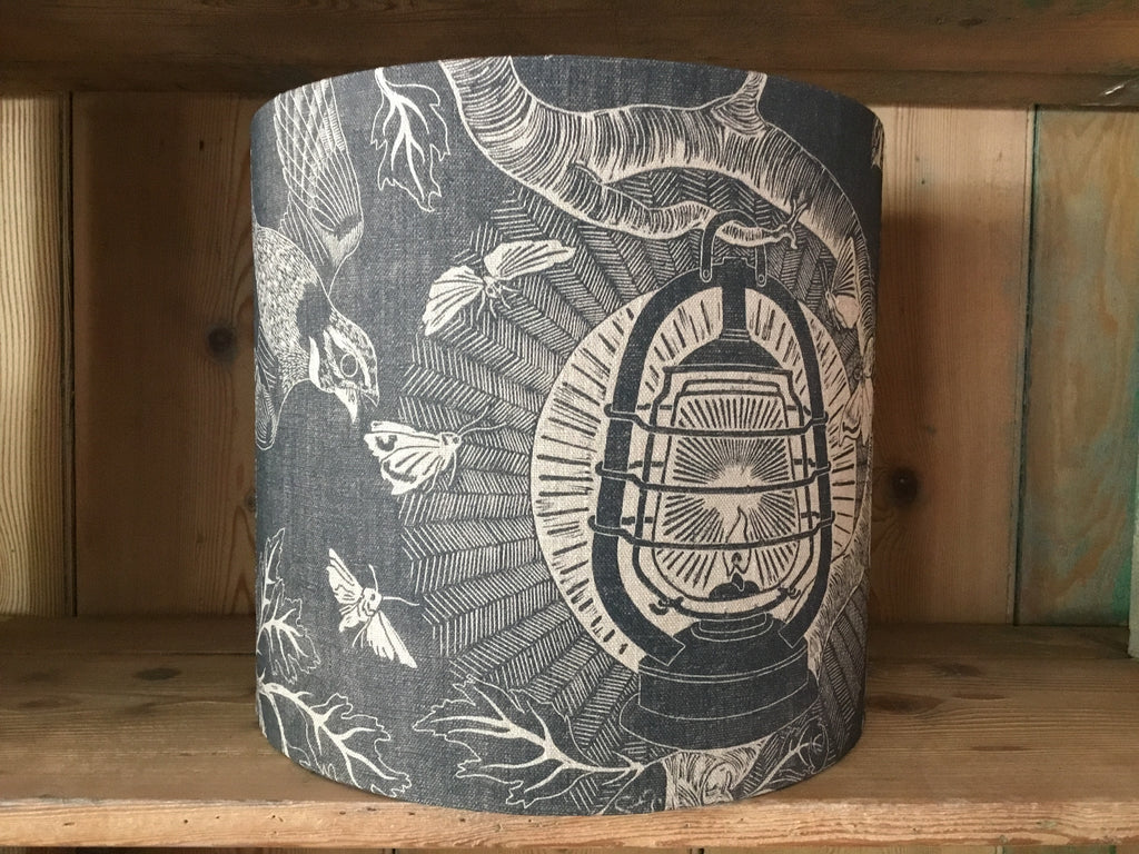 'Nightjars' drum lampshade